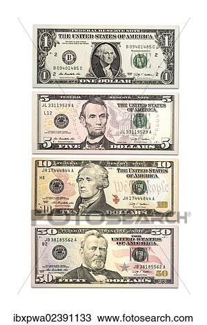 "Dollar bills, banknotes" View Large Photo Image Stock Image - "Dollar bills, banknotes". Fotosearch