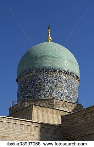 "Dome of the Barak-Khan Madrassah, Tashkent, Uzbekistan, Asia" View Large Photo Image Stock Photo - "Dome of the Barak-Khan Madrassah, Tashkent, Uzbekistan, Asia". Fotosearch