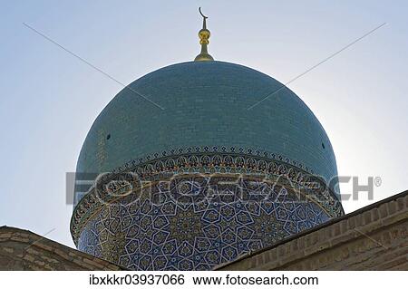 "Dome of the Barak-Khan Madrassah, Tashkent, Uzbekistan, Asia" View Large Photo Image Stock Photograph - "Dome of the Barak-Khan Madrassah, Tashkent, Uzbekistan, Asia". Fotosearch