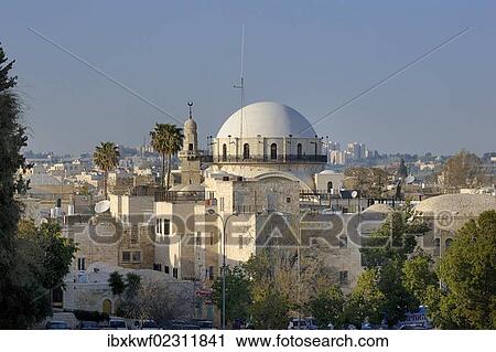 "Dome of the Hurva Synagogue in the Jewish Quarter in the Old City of Jerusalem, Israel, Middle East, Southwest Asia, Asia" View Large Photo Image Stock Image - "Dome of the Hurva Synagogue in the Jewish Quarter in the Old City of Jerusalem, Israel, Middle East, Southwest Asia, Asia". Fotosearch