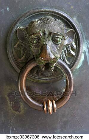 "Door knocker from St. Peter's Cathedral, 13th century, Osnabruck, Lower Saxony, Germany, Europe" View Large Photo Image Stock Photograph - "Door knocker from St. Peter's Cathedral, 13th century, Osnabruck, Lower Saxony, Germany, Europe". Fotosearch