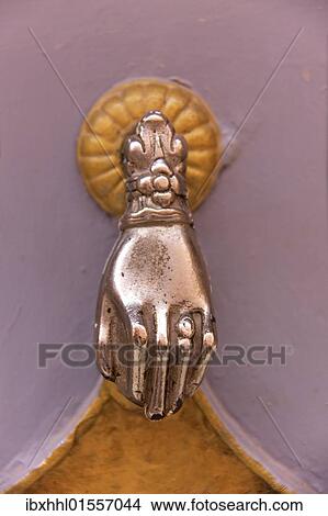 "Door knocker, Marrakech, Morocco, Africa" View Large Photo Image Picture - "Door knocker, Marrakech, Morocco, Africa". Fotosearch