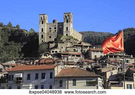 "Doria Castle, Castello dei Doria, medieval village of Dolceaqua, Province of Imperia, Liguria, Italian Riviera, Italy, Europe" View Large Photo Image Stock Photo - "Doria Castle, Castello dei Doria, medieval village of Dolceaqua, Province of Imperia, Liguria, Italian Riviera, Italy, Europe". Fotosearch