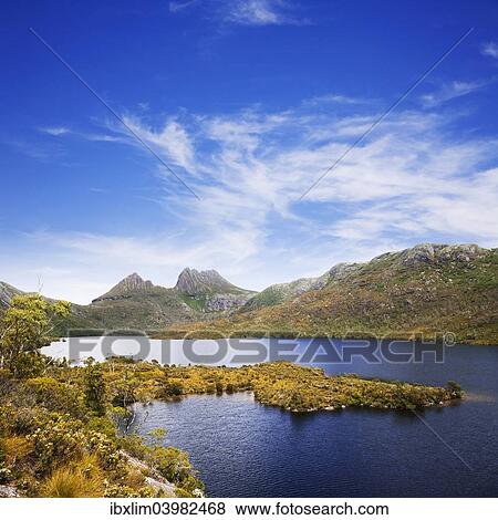 "Dove Lake and Cradle Mountain, Tasmania, Australia, Oceania" View Large Photo Image Stock Photo - "Dove Lake and Cradle Mountain, Tasmania, Australia, Oceania". Fotosearch