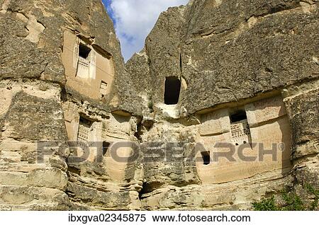 "Dovecote in a hollow tuff rock, Goreme, Cappadocia, Nevsehir Province, Central Anatolia Region, Turkey, Asia" View Large Photo Image Stock Photography - "Dovecote in a hollow tuff rock, Goreme, Cappadocia, Nevsehir Province, Central Anatolia Region, Turkey, Asia". Fotosearch