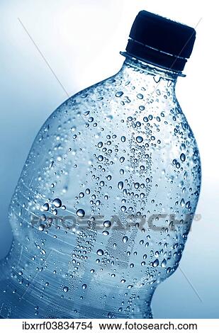 Drops of water on a plastic bottle View Large Photo Image Picture - Drops of water on a plastic bottle. Fotosearch