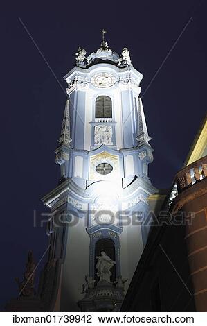 Stock Image - "Duernstein Abbey, Duernstein, Wachau valley, Waldviertel region, Lower Austria, Austria, Europe". Fotosearch