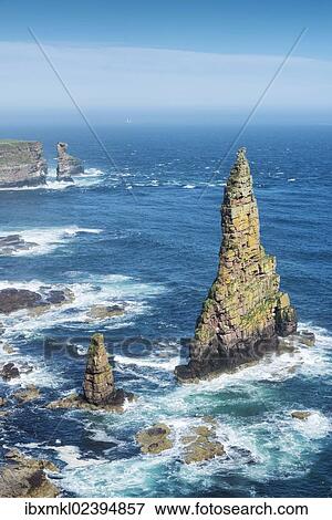 "Duncansby Stacks, rock pinnacles, at Duncansby Head, Caithness, Scotland, United Kingdom, Europe" View Large Photo Image Stock Photo - "Duncansby Stacks, rock pinnacles, at Duncansby Head, Caithness, Scotland, United Kingdom, Europe". Fotosearch