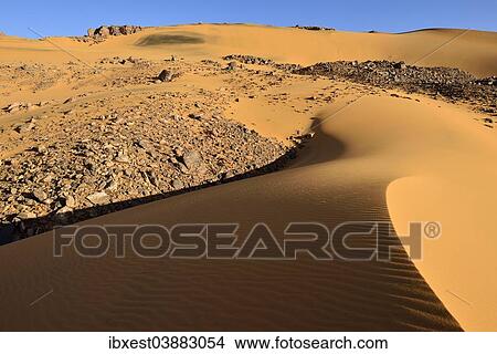 "Dunes Noires, sand dunes on Tadrart plateau, Tassili n'Ajjer National Park, Unesco World Heritage Site, Sahara, Algeria, Africa" View Large Photo Image Picture - "Dunes Noires, sand dunes on Tadrart plateau, Tassili n'Ajjer National Park, Unesco World Heritage Site, Sahara, Algeria, Africa". Fotosearch