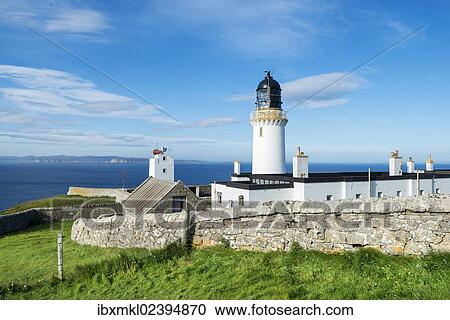 "Dunnet Head lighthouse on the north coast of Scotland, Orkney Islands at back on the horizon, Caithness, Scotland, United Kingdom, Europe" View Large Photo Image Stock Image - "Dunnet Head lighthouse on the north coast of Scotland, Orkney Islands at back on the horizon, Caithness, Scotland, United Kingdom, Europe". Fotosearch