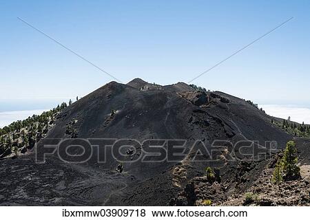 "Duraznero Volcano, """"Ruta de los Volcanes"""", Volcano Route, Cumbre Vieja Nature Park, La Palma, Canary Islands, Spain, Europe" View Large Photo Image Stock Photo - "Duraznero Volcano, """"Ruta de los Volcanes"""", Volcano Route, Cumbre Vieja Nature Park, La Palma, Canary Islands, Spain, Europe". Fotosearch