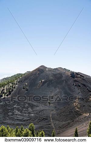 "Duraznero Volcano, """"Ruta de los Volcanes"""", Volcano Route, Cumbre Vieja Nature Park, La Palma, Canary Islands, Spain, Europe" View Large Photo Image Stock Photograph - "Duraznero Volcano, """"Ruta de los Volcanes"""", Volcano Route, Cumbre Vieja Nature Park, La Palma, Canary Islands, Spain, Europe". Fotosearch