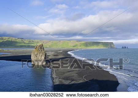 "Dyrholaos Bay, Dyrholaey, Vik i Myrdal, Southern Region, Iceland, Europe" View Large Photo Image Stock Image - "Dyrholaos Bay, Dyrholaey, Vik i Myrdal, Southern Region, Iceland, Europe". Fotosearch