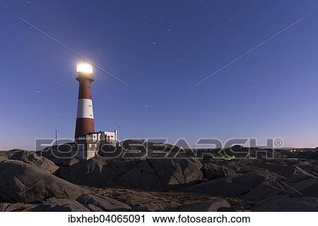 Stock Image - "Eigeroy fyr lighthouse, near Egersund, Rogaland, Norway, Europe". Fotosearch