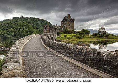 "Eilean Donan Castle at the confluence of Loch Duich, Loch Alsh and Loch Long, Scottish Highlands, Dornie, Scotland, United Kingdom, Europe" View Large Photo Image Stock Photography - "Eilean Donan Castle at the confluence of Loch Duich, Loch Alsh and Loch Long, Scottish Highlands, Dornie, Scotland, United Kingdom, Europe". Fotosearch