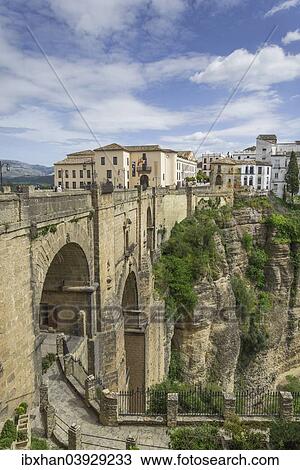 "El Puente Nuevo bridge, Ronda, Malaga province, Andalucia, Spain, Europe" View Large Photo Image Stock Image - "El Puente Nuevo bridge, Ronda, Malaga province, Andalucia, Spain, Europe". Fotosearch