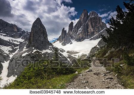 "Elferkofel with dramatic sky, Sesto, Dolomites, South Tyrol, Italy, Europe" View Large Photo Image Stock Photo - "Elferkofel with dramatic sky, Sesto, Dolomites, South Tyrol, Italy, Europe". Fotosearch