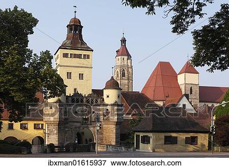 "Ellinger Gate, Weissenburg in Bavaria, Middle Franconia, Franconia, Bavaria, Germany, Europe" View Large Photo Image Stock Photo - "Ellinger Gate, Weissenburg in Bavaria, Middle Franconia, Franconia, Bavaria, Germany, Europe". Fotosearch
