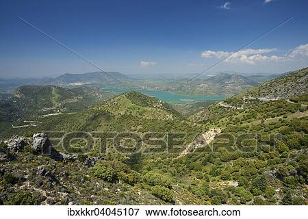 "Embalse de Zahara in the Sierra de Grazalema natural park, Andalucia, Spain, Europe" View Large Photo Image Stock Photo - "Embalse de Zahara in the Sierra de Grazalema natural park, Andalucia, Spain, Europe". Fotosearch