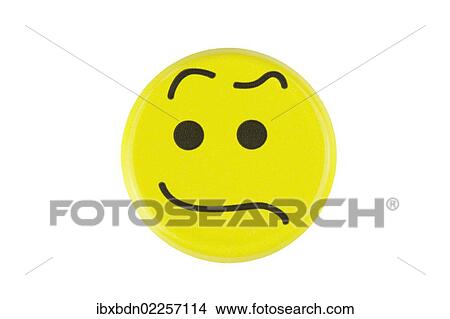 "Emoticon, sceptical" View Large Photo Image Picture - "Emoticon, sceptical". Fotosearch