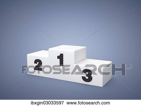 "Empty podium with the numbers 1, 2 and 3, 3D illustration" View Large Photo Image Stock Photo - "Empty podium with the numbers 1, 2 and 3, 3D illustration". Fotosearch