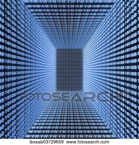 "Empty room with binary code on the walls, 3D illustration" View Large Photo Image Stock Photo - "Empty room with binary code on the walls, 3D illustration". Fotosearch