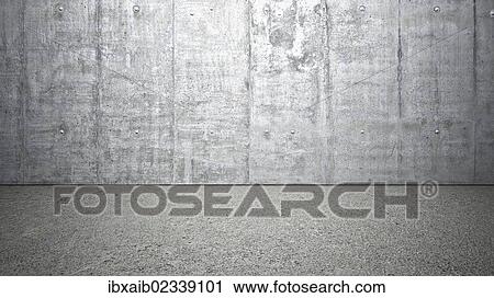 "Empty room with walls made of large, coarse concrete slaps and coarse concrete floor, 3D illustration" View Large Photo Image Stock Image - "Empty room with walls made of large, coarse concrete slaps and coarse concrete floor, 3D illustration". Fotosearch