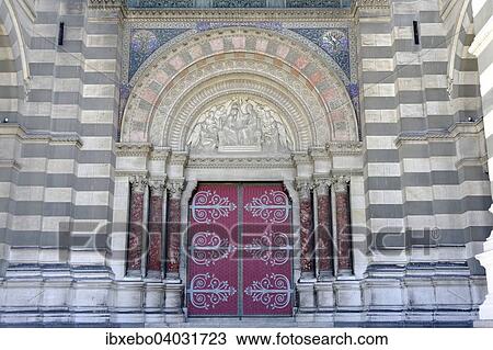 "Entrance, Marseille Cathedral or Cathedrale Sainte-Marie-Majeure de Marseille, 1852-1896, Marseille, Bouches-du-Rhone, Provence-Alpes-Cote d'Azur, France, Europe" View Large Photo Image Stock Image - "Entrance, Marseille Cathedral or Cathedrale Sainte-Marie-Majeure de Marseille, 1852-1896, Marseille, Bouches-du-Rhone, Provence-Alpes-Cote d'Azur, France, Europe". Fotosearch