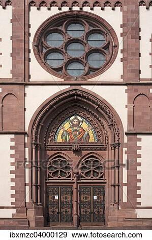 "Entrance of the Herz Jesu-Kirche, or Sacred Heart Church, built in the style of Historicism, consecrated in 1897, Freiburg, Baden-Wurttemberg, Germany, Europe" View Large Photo Image Stock Photo - "Entrance of the Herz Jesu-Kirche, or Sacred Heart Church, built in the style of Historicism, consecrated in 1897, Freiburg, Baden-Wurttemberg, Germany, Europe". Fotosearch