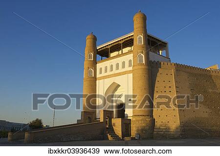 "Entrance to the Ark citadel, Bukhara, Uzbekistan, Asia" View Large Photo Image Stock Photo - "Entrance to the Ark citadel, Bukhara, Uzbekistan, Asia". Fotosearch