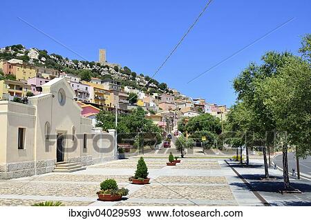 "Entrance to the cemetery, Posada, Province of Nuoro, Sardinia, Italy, Europe" View Large Photo Image Stock Image - "Entrance to the cemetery, Posada, Province of Nuoro, Sardinia, Italy, Europe". Fotosearch