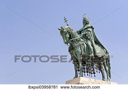 "Equestrian statue of King Saint Stephen or Stephen I of Hungary, Buda Castle Hill, Budapest, Hungary, Europe" View Large Photo Image Stock Image - "Equestrian statue of King Saint Stephen or Stephen I of Hungary, Buda Castle Hill, Budapest, Hungary, Europe". Fotosearch