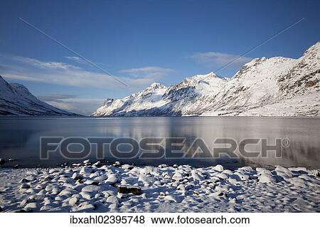 "Ersfjord in winter, Tromso, Norway, Europe" View Large Photo Image Stock Photo - "Ersfjord in winter, Tromso, Norway, Europe". Fotosearch
