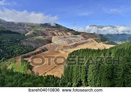 "Erzberg mountain, deposits of ferrous material, Eisenerz, Styria, Austria, Europe" View Large Photo Image Stock Photograph - "Erzberg mountain, deposits of ferrous material, Eisenerz, Styria, Austria, Europe". Fotosearch
