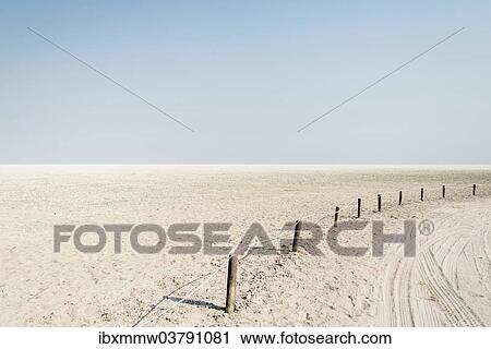 Stock Image - "Etosha Pan, clay pan, Etosha National Park, Namibia, Africa". Fotosearch