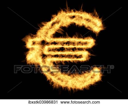 "Euro sign made from flames, fire" View Large Photo Image Stock Image - "Euro sign made from flames, fire". Fotosearch