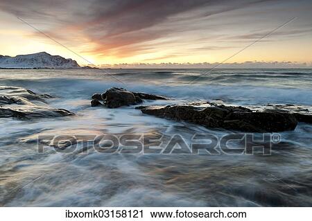 "Evening mood at Skagsanden beach, near Flakstad, Flakstadoy, Lofoten, Nordland, Norway, Europe" View Large Photo Image Stock Image - "Evening mood at Skagsanden beach, near Flakstad, Flakstadoy, Lofoten, Nordland, Norway, Europe". Fotosearch