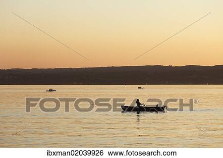 "Evening mood, Herrsching, Ammersee Lake or Lake Ammer at dusk, five lakes region, Upper Bavaria, Bavaria, Germany, Europe, PublicGround, Europe" View Large Photo Image Stock Photograph - "Evening mood, Herrsching, Ammersee Lake or Lake Ammer at dusk, five lakes region, Upper Bavaria, Bavaria, Germany, Europe, PublicGround, Europe". Fotosearch