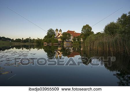 "Evening mood, Seeon Abbey in Seeoner See lake, Seeon-Seebruck, Chiemgau, Upper Bavaria, Bavaria, Germany, Europe" View Large Photo Image Stock Photo - "Evening mood, Seeon Abbey in Seeoner See lake, Seeon-Seebruck, Chiemgau, Upper Bavaria, Bavaria, Germany, Europe". Fotosearch