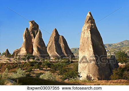 "Fairy Chimney rock formations, Love Valley, Goreme National Park, Cappadocia, Nevsehir Province, Central Anatolia Region, Turkey, Asia" View Large Photo Image Stock Photography - "Fairy Chimney rock formations, Love Valley, Goreme National Park, Cappadocia, Nevsehir Province, Central Anatolia Region, Turkey, Asia". Fotosearch