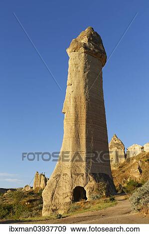 "Fairy chimneys, phallus-shaped tufa formations, Love Valley, Goreme National Park, Cappadocia, Nevsehir Province, Central Anatolia Region, Turkey, Asia" View Large Photo Image Stock Photo - "Fairy chimneys, phallus-shaped tufa formations, Love Valley, Goreme National Park, Cappadocia, Nevsehir Province, Central Anatolia Region, Turkey, Asia". Fotosearch