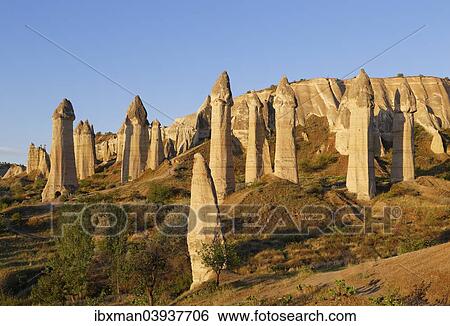 "Fairy chimneys, phallus-shaped tufa formations, Love Valley, Goreme National Park, Cappadocia, Nevsehir Province, Central Anatolia Region, Turkey, Asia" View Large Photo Image Stock Photograph - "Fairy chimneys, phallus-shaped tufa formations, Love Valley, Goreme National Park, Cappadocia, Nevsehir Province, Central Anatolia Region, Turkey, Asia". Fotosearch