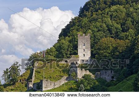 "Falkenstein Castle ruins, Flintsbach am Inn, Mangfall mountains, Upper Bavaria, Bavaria, Germany, Europe" View Large Photo Image Stock Photo - "Falkenstein Castle ruins, Flintsbach am Inn, Mangfall mountains, Upper Bavaria, Bavaria, Germany, Europe". Fotosearch
