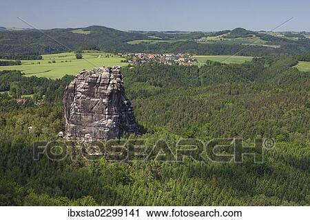 "Falkenstein rock in the Elbe Sandstone Mountains, Saxony, Germany, Europe" View Large Photo Image Stock Image - "Falkenstein rock in the Elbe Sandstone Mountains, Saxony, Germany, Europe". Fotosearch