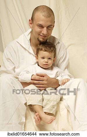 Picture - Father and son. Fotosearch