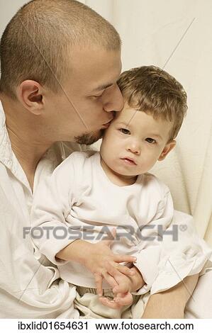 Stock Image - Father and son. Fotosearch