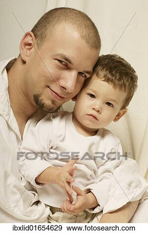 Father and son View Large Photo Image Stock Photo - Father and son. Fotosearch