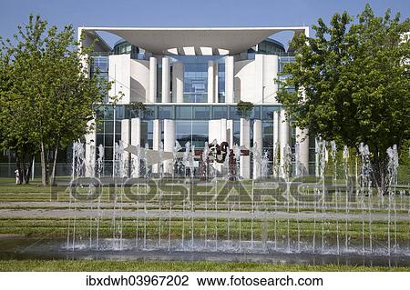 Stock Image - "Federal Chancellery, Government District, Berlin, Germany, Europe". Fotosearch