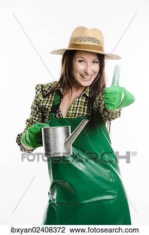 Female gardener View Large Photo Image Stock Image - Female gardener. Fotosearch