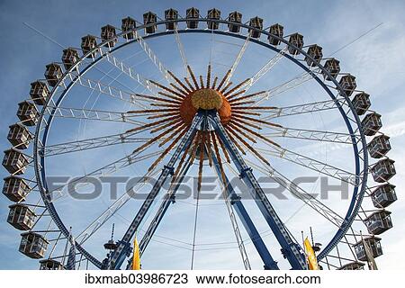 "Ferris wheel, Oktoberfest, Theresienwiese, Munich, Upper Bavaria, Bavaria, Germany, Europe" View Large Photo Image Stock Image - "Ferris wheel, Oktoberfest, Theresienwiese, Munich, Upper Bavaria, Bavaria, Germany, Europe". Fotosearch